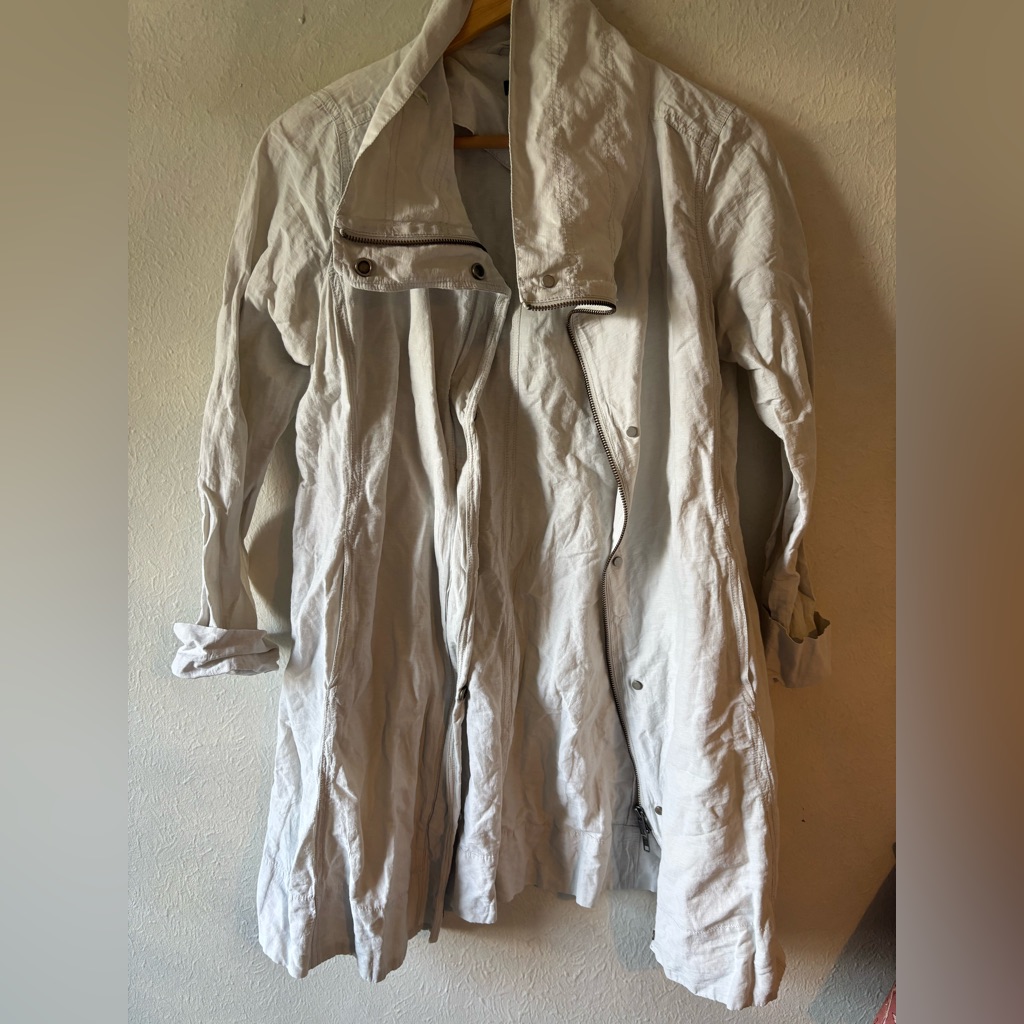 Eileen Fisher Light Gray Jacket Size Ps/Pp